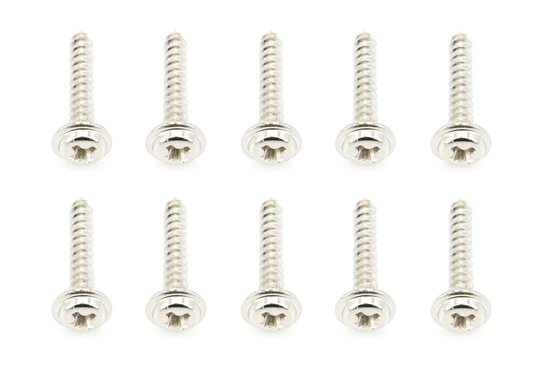 BenchCraft 2mm x 12mm Self-Tapping Washer Head Screws (10 Pack)