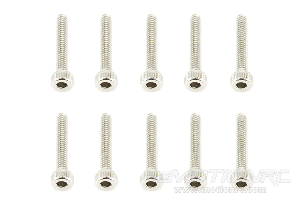 BenchCraft 2mm x 12mm Stainless Steel Machine Hex Screws (10 Pack)