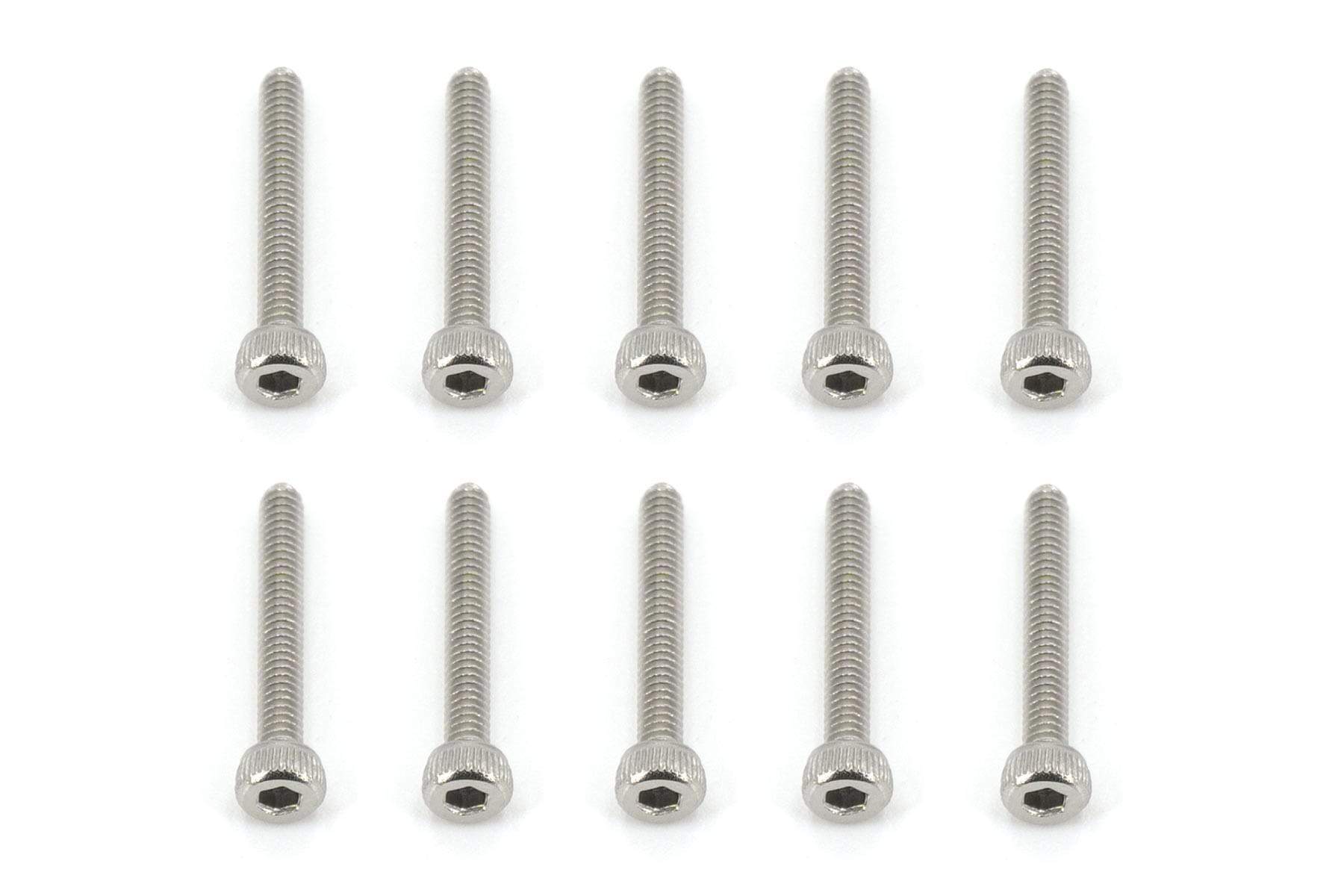 BenchCraft 2mm x 14mm Stainless Steel Machine Hex Screws (10 Pack) BCT5040-079