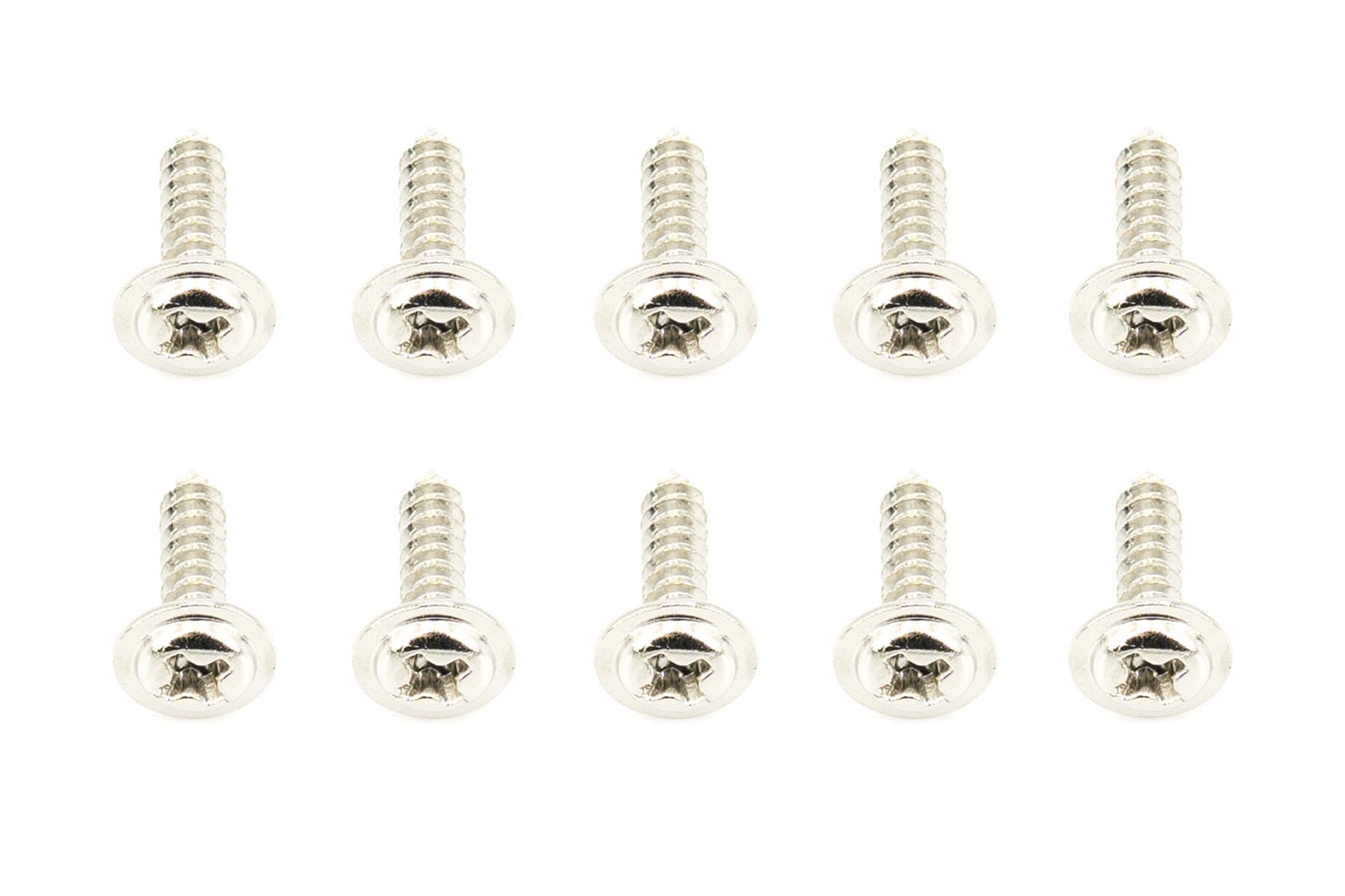 BenchCraft 3mm x 12mm Self-Tapping Washer Head Screws (10 Pack)