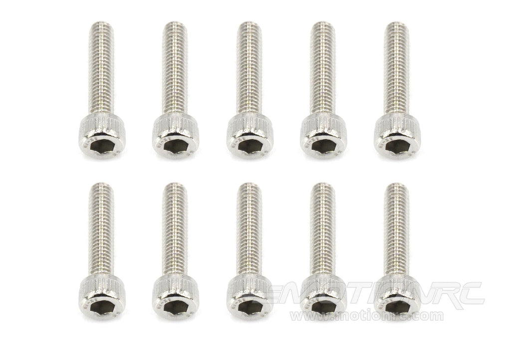BenchCraft 3mm x 14mm Stainless Steel Machine Hex Screws (10 Pack)