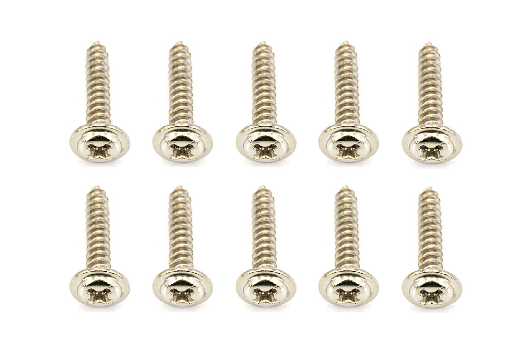 BenchCraft 3mm x 16mm Self-Tapping Washer Head Screws (10 Pack)