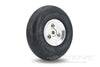 BenchCraft 48mm (1.9") x 15mm Solid Rubber Wheel w/ Aluminum Hub for 3mm Axle BCT5016-048
