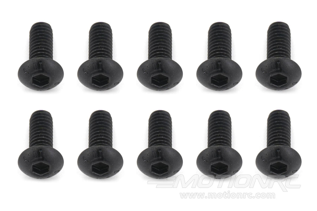 BenchCraft 4mm x 10mm Machine Hex Screws (10 Pack)