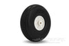 BenchCraft 57mm (2.25") x 21mm Treaded Ultra Lightweight Rubber PU Wheel for 2.6mm Axle BCT5016-076