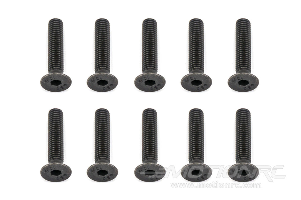 BenchCraft 5mm x 25mm Countersunk Machine Hex Screws (10 Pack)