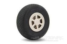 Load image into Gallery viewer, BenchCraft 70mm (2.75&quot;) x 23mm Hollow Rubber Wheel for 3.5mm Axle BCT5016-035
