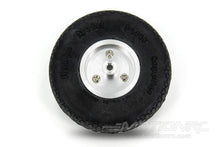 Load image into Gallery viewer, BenchCraft 76mm (3&quot;) x 23mm Solid Rubber Wheel w/ Aluminum Hub for 3.5mm Axle BCT5016-041
