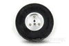 BenchCraft 76mm (3") x 23mm Solid Rubber Wheel w/ Aluminum Hub for 3.5mm Axle BCT5016-041