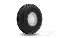 Load image into Gallery viewer, BenchCraft 76mm (3&quot;) x 30mm Treaded Foam PU Wheel for 4mm Axle BCT5016-061
