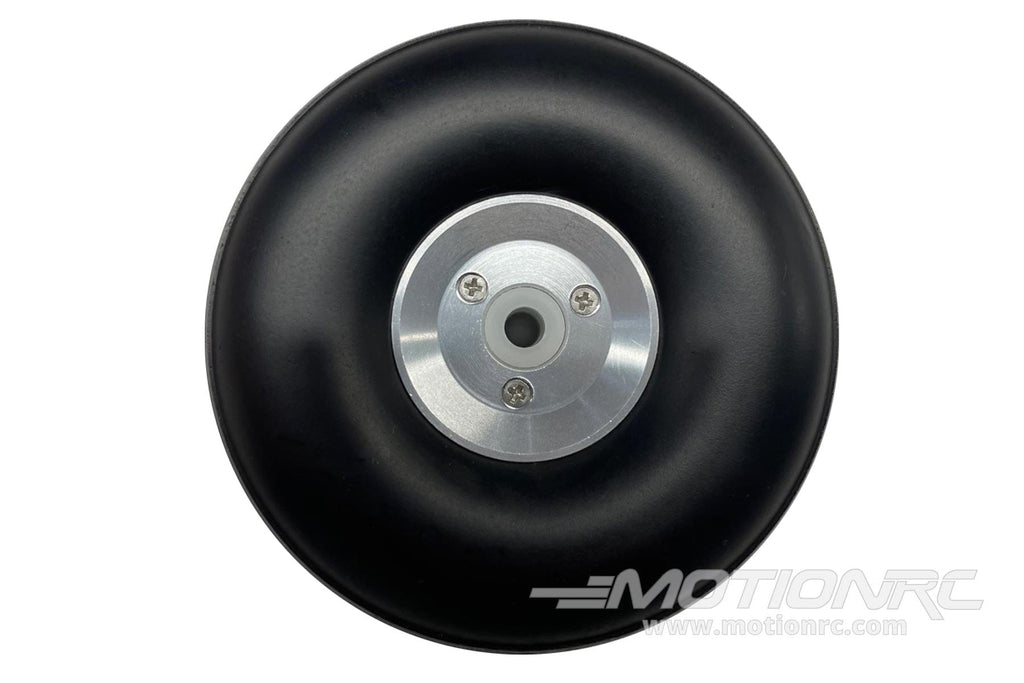 BenchCraft 83mm (3.25") x 30.5mm Treaded Polyurethane Wheel w/ Aluminum Hub for 5mm Axle BCT5016-052