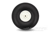 BenchCraft 89mm (3.5") x 31mm Treaded Ultra Lightweight Rubber PU Wheel for 3.6mm Axle BCT5016-080