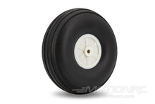 Load image into Gallery viewer, BenchCraft 89mm (3.5&quot;) x 31mm Treaded Ultra Lightweight Rubber PU Wheel for 3.6mm Axle BCT5016-080

