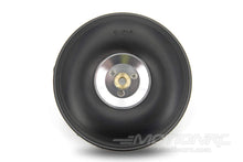 Lade das Bild in den Galerie-Viewer, BenchCraft 89mm (3.5&quot;) x 32mm Treaded Rubber PU Wheel w/ Aluminum Hub for 5mm Axle BCT5016-053
