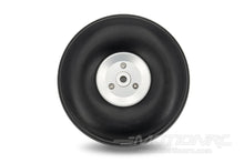 Load image into Gallery viewer, BenchCraft 95mm (3.75&quot;) x 34mm Treaded Foam PU Wheel w/ Aluminum Hub for 5mm Axle BCT5016-091
