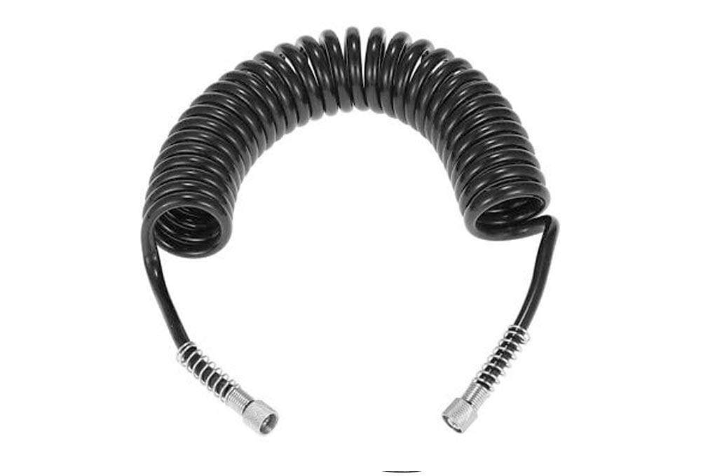 Benchcraft Coiled Rubber Air Hose - 2 Meters