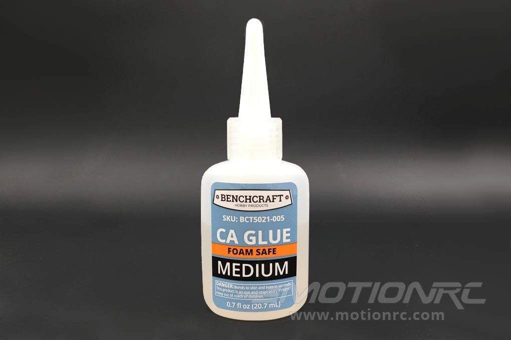 BenchCraft Foam Safe CA Glue Medium - 0.7 oz (21mL) BCT5021-005