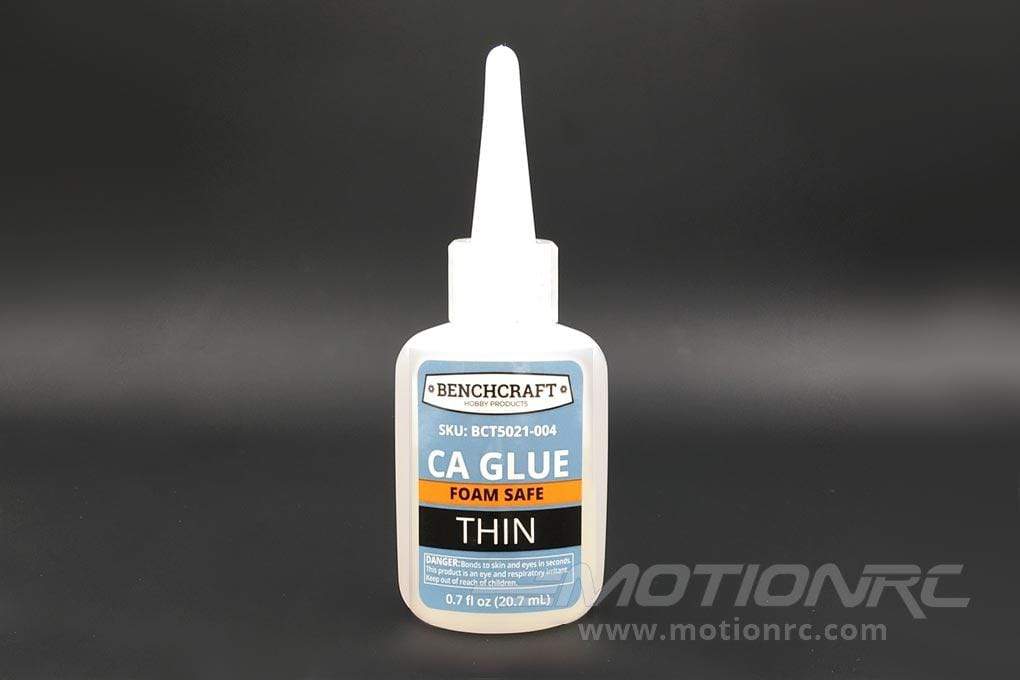 BenchCraft Foam Safe CA Glue Thin - 0.7 oz (21mL) BCT5021-004