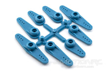 Load image into Gallery viewer, BenchCraft Heavy Duty 23T JR Servo Arm Set - Blue (8 Pcs) BCT5011-015
