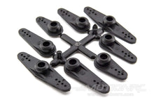 Load image into Gallery viewer, BenchCraft Heavy Duty 24T Hitec Servo Arm Set - Black (8 Pcs) BCT5011-016
