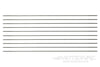 BenchCraft M2 x 300mm Stainless Steel Threaded Pushrods (10 Pack) BCT5054-006