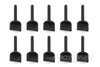 BenchCraft M4 x 30mm Nylon Thumb Screws - Black (10 Pack)