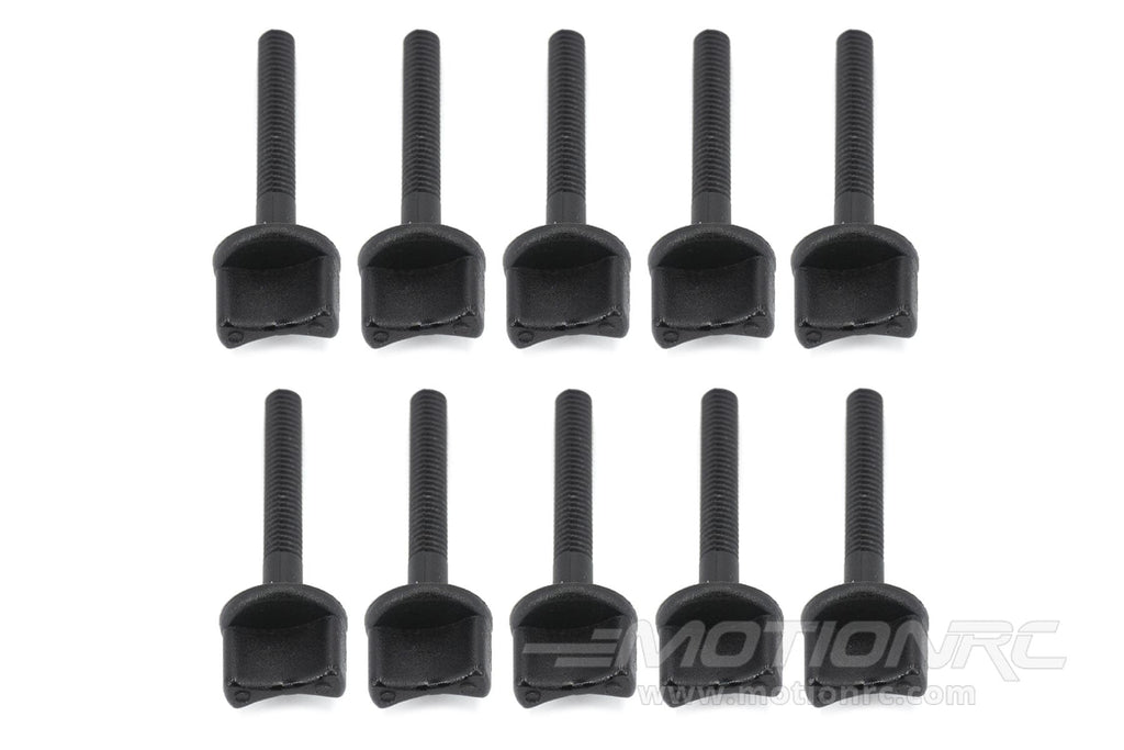 BenchCraft M6 x 40mm Nylon Thumb Screws - Black (10 Pack)