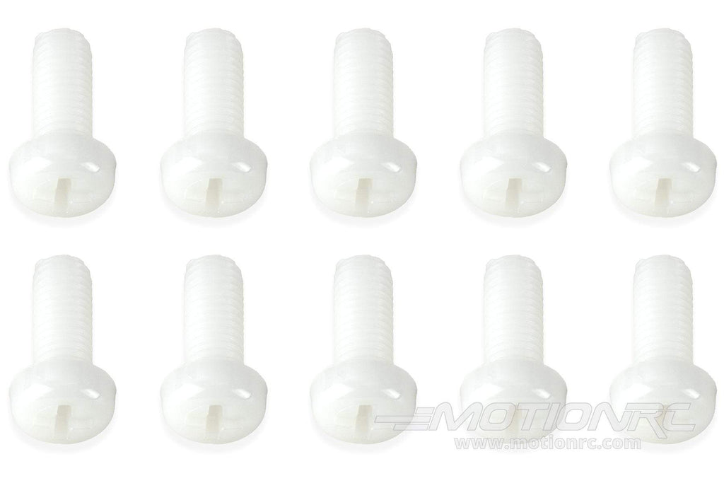 BenchCraft M8 x 20mm Nylon Screws - White (10 Pack) BCT5040-007