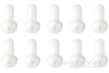 BenchCraft M8 x 20mm Nylon Screws - White (10 Pack) BCT5040-007