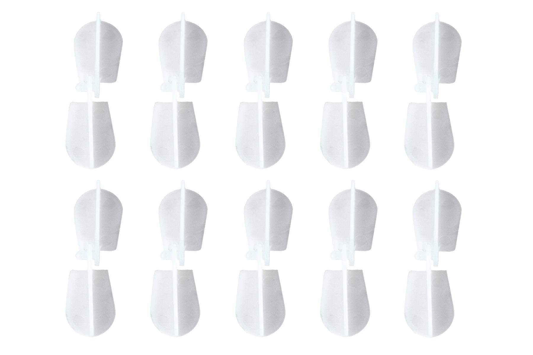 BenchCraft Micro Hinges - White (10 Pack) BCT5044-024
