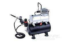Lade das Bild in den Galerie-Viewer, Benchcraft PC110 Airbrush Compressor Kit with Tank and Fan (incl BCT5025-008 Airbrush)
