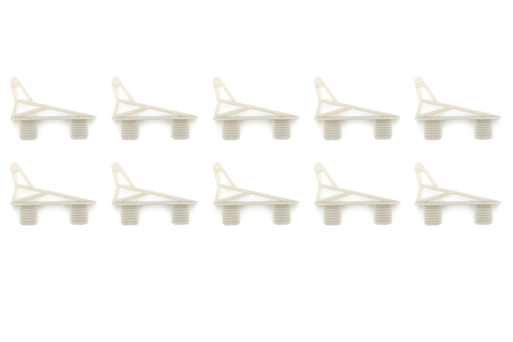 BenchCraft Ultra Lightweight Control Horns - Grey (10 Pack) BCT5010-006