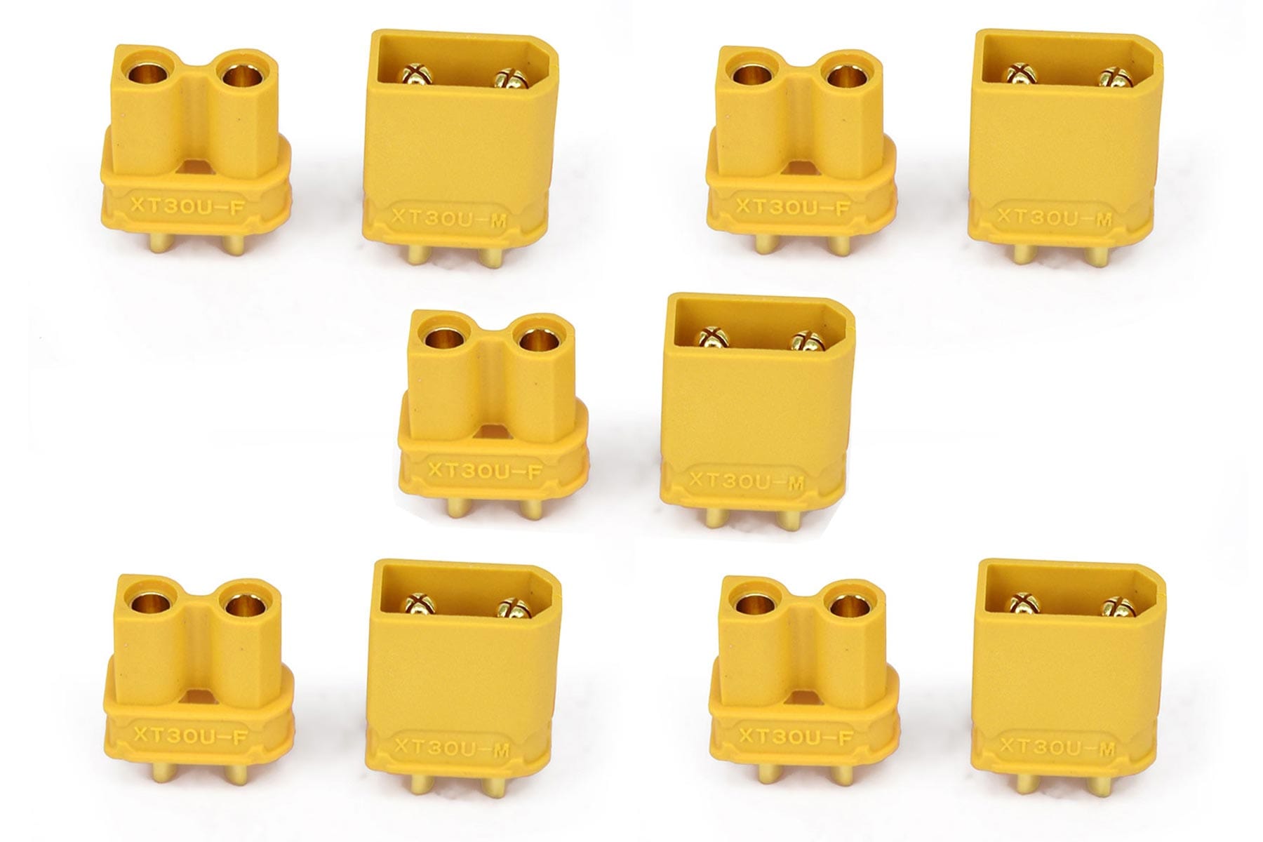 BenchCraft XT30 Connectors (5 Pairs) BCT5062-007