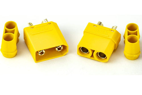 BenchCraft XT90 Connectors with Wire Cover (Pair) BCT5062-010