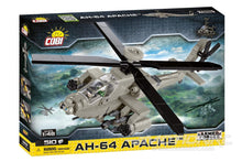 Load image into Gallery viewer, COBI AH-64 Apache Helicopter 1:48 Scale Building Block Set COBI-5808
