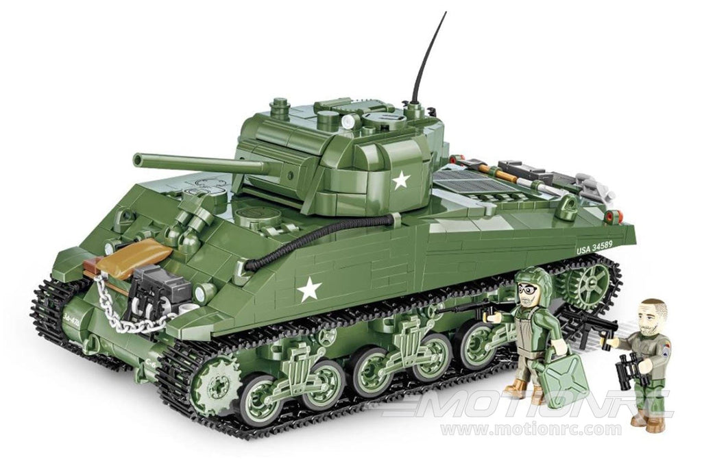 COBI M4A3 Sherman Tank 1:28 Scale Building Block Set COBI-2570