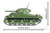 COBI M4A3 Sherman Tank 1:28 Scale Building Block Set COBI-2570