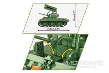 Lade das Bild in den Galerie-Viewer, COBI M4A3 Sherman Tank with T-34 Calliope 1:28 Scale Executive Edition Building Block Set COBI-2569
