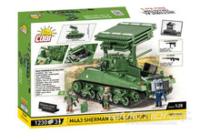 Lade das Bild in den Galerie-Viewer, COBI M4A3 Sherman Tank with T-34 Calliope 1:28 Scale Executive Edition Building Block Set COBI-2569
