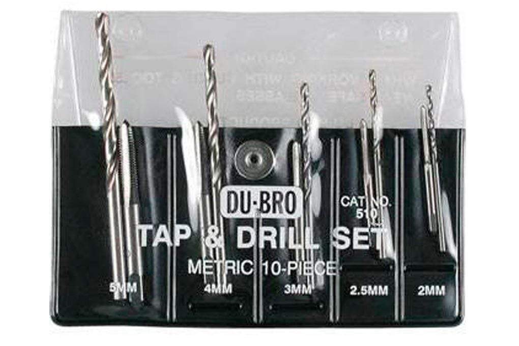 Du-Bro 10 Piece Metric Tap and Drill Set DUB510