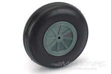 Load image into Gallery viewer, Du-Bro 114.3mm (4.5&quot;) x 33mm Lightweight Treaded PU Rubber Wheel for 5mm Axle DUB450TL
