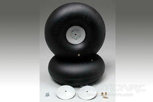 Load image into Gallery viewer, Du-Bro 152.4mm (6&quot;) x 62mm Big Inflatable Rubber Wheels for 4mm Axle (2 Pack) DUB600RV
