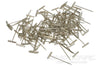 Dubro 38.1mm / 1-1/2" Nickel Plated T-Pins (100 Pack) DUB254