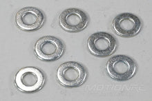Load image into Gallery viewer, Dubro 4mm / 0.15&quot; Flat Washers (8 Pack) DUB2110
