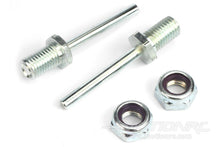 Load image into Gallery viewer, Dubro 5/32&quot; x 1-1/4&quot; Spring Steel Axle Shaft with Nylon Insert Lock Nuts DUB247
