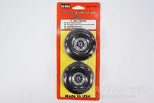 Load image into Gallery viewer, Dubro 76.2mm / 3&quot; Treaded Lightweight Wheel (2 Pack) DUB300TL
