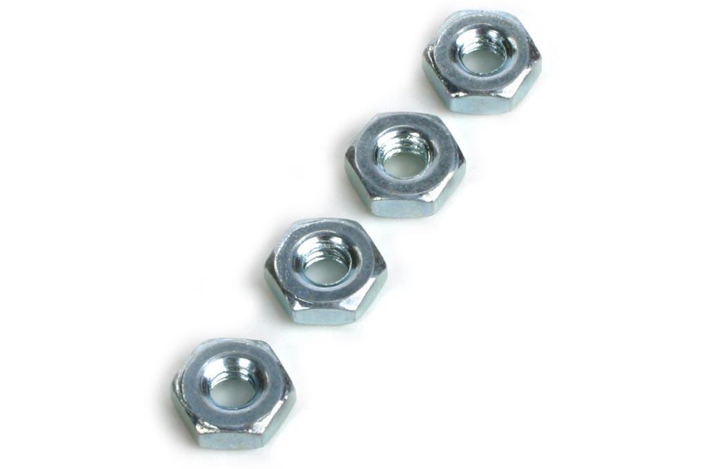 Dubro 8-32 Steel Hex Nuts (4 Pack) DUB563
