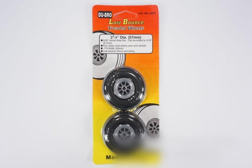 Dubro Low Bounce Treaded Wheels 57.1mm / 2.25