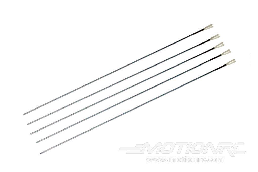 Dubro Mini-Nylon Kwik-Link on 12"/305mm 2-56 Rod (5 Pack) DUB230