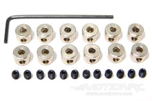 Load image into Gallery viewer, Dubro Plated Brass Dura-Collars 2.3mm / 3/32&quot; Bulk (12 Pack) DUB596
